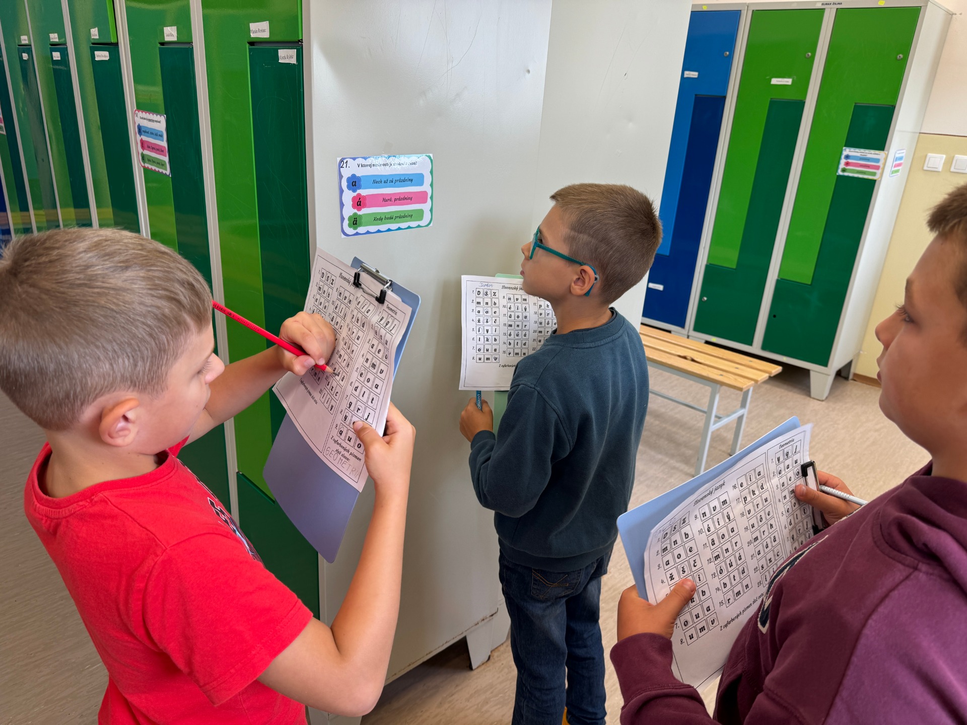 Prvé dni v škole - opakujeme